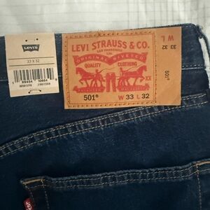 Levi's Indigo Straight Fit Jeans